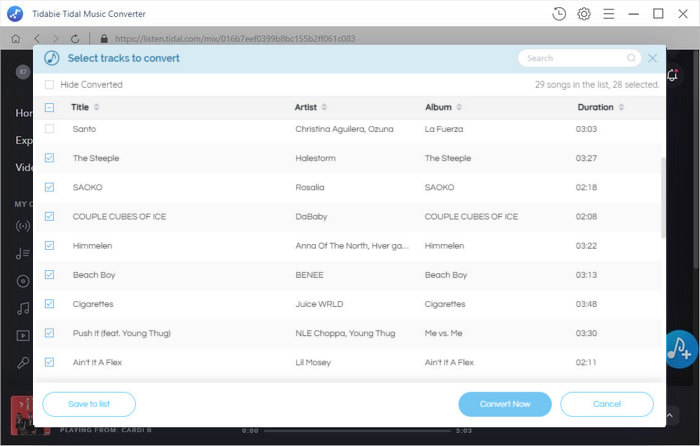 tidal music stock price