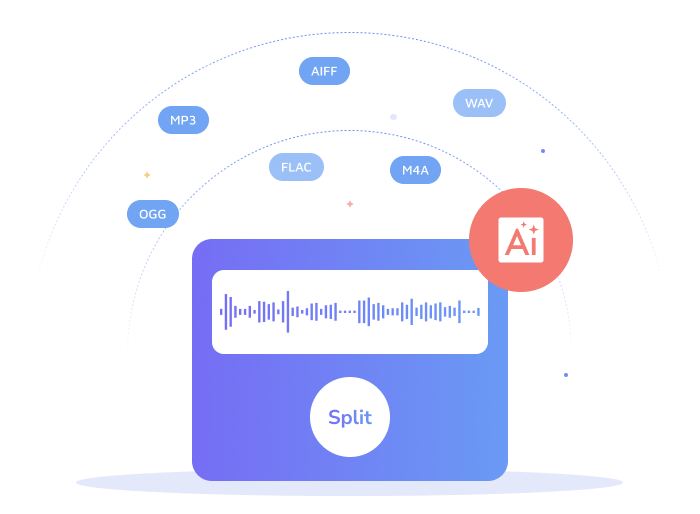 ai audio splitter