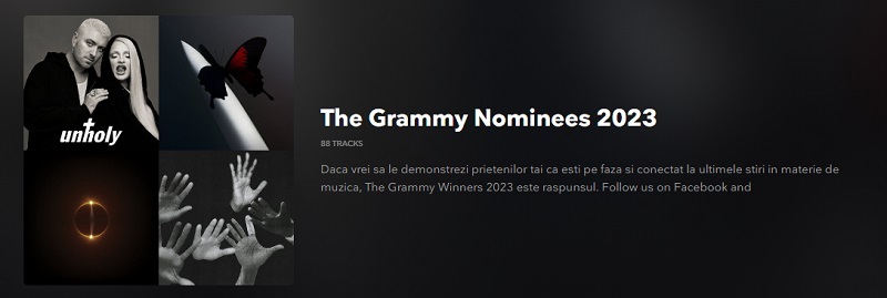 download the 65th grammy awards music from tidal music