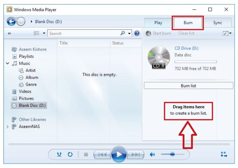 burn spotify to cd with windows media player