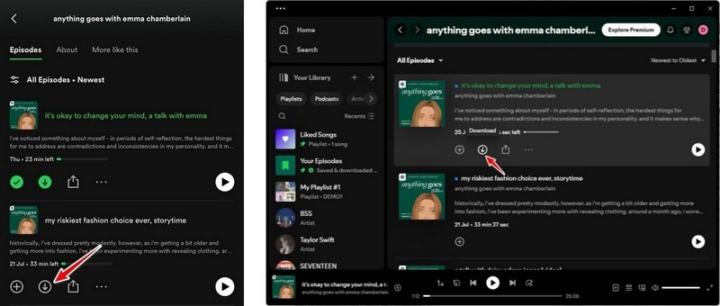 Download Spotify Podcasts on Spotify App