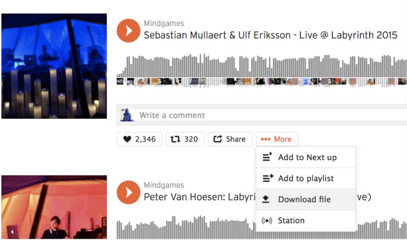 download soundcloud to mp3 in web player