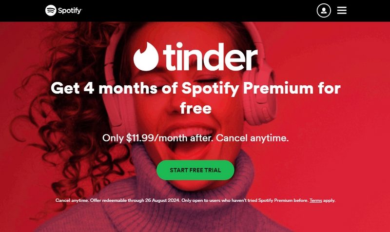 spotify 4 months free