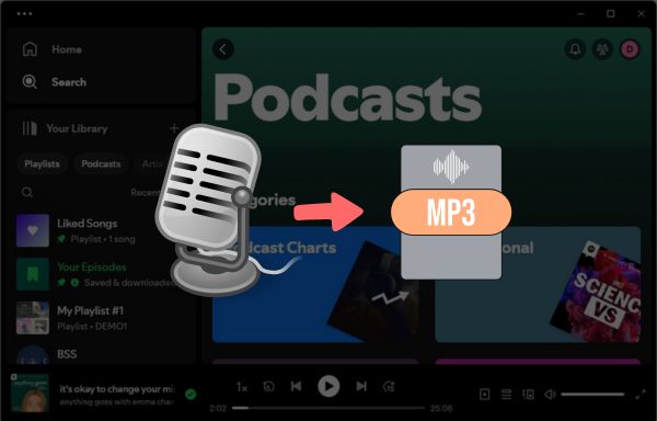 spotify podcast to mp3