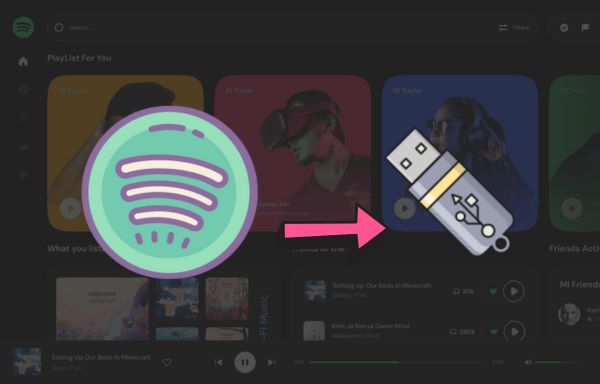 transfer spotify music to usb