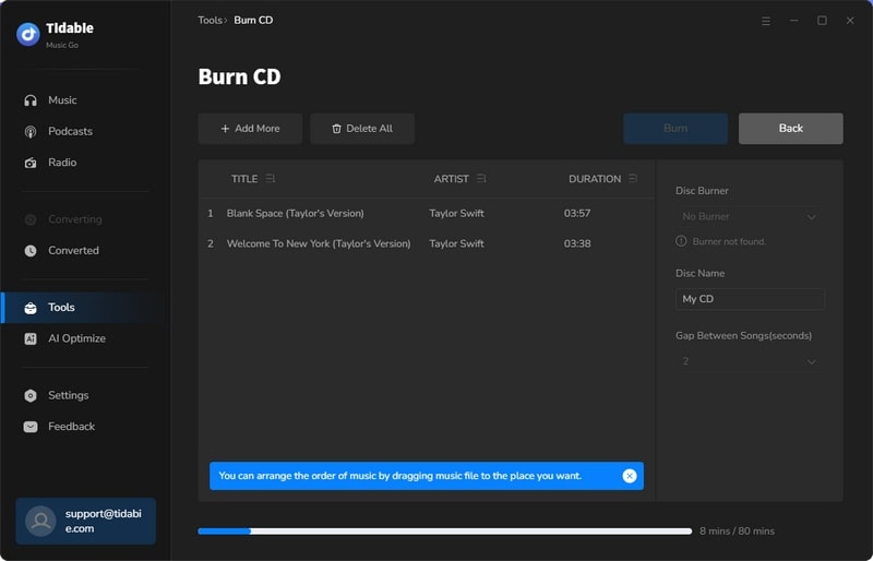 Burn YouTube Music to a CD for Car Listening