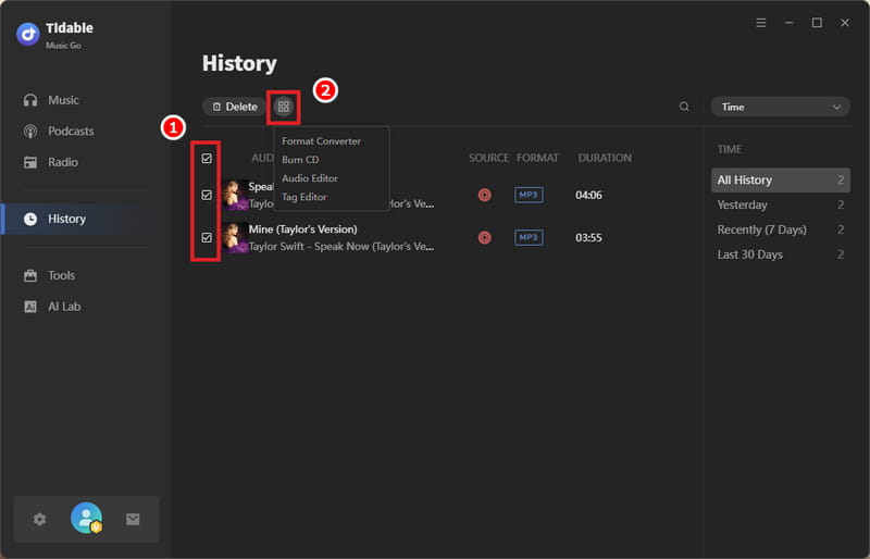 Burn YouTube Music to a CD